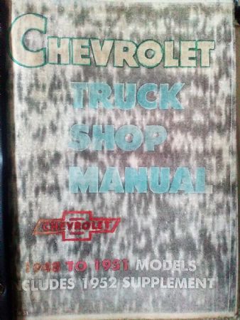 Chevrolet Truck Shop Manual. 